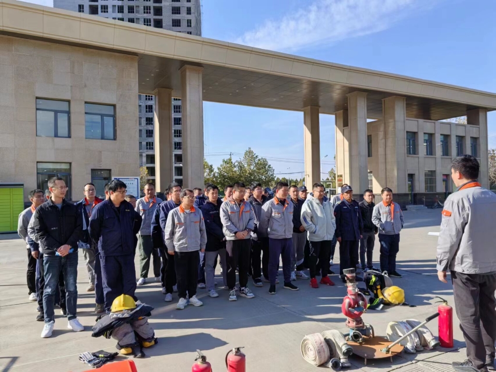 常山药业2023年消防技术比武